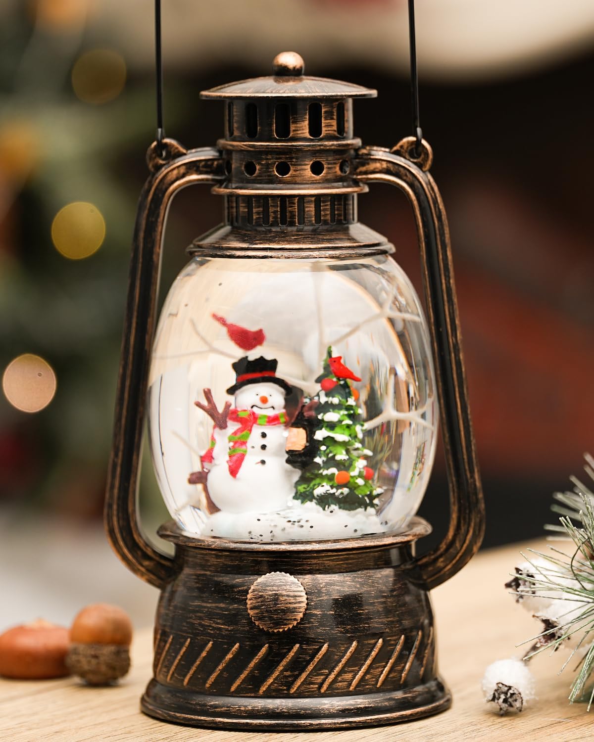 Herfstglans Decoratieve Lamp met Pompoenen – Warm LED-Licht en 6-Uur Timer