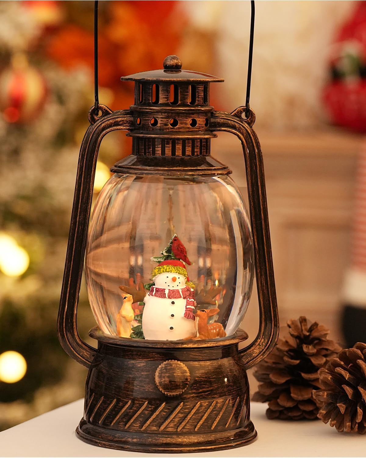 Herfstglans Decoratieve Lamp met Pompoenen – Warm LED-Licht en 6-Uur Timer