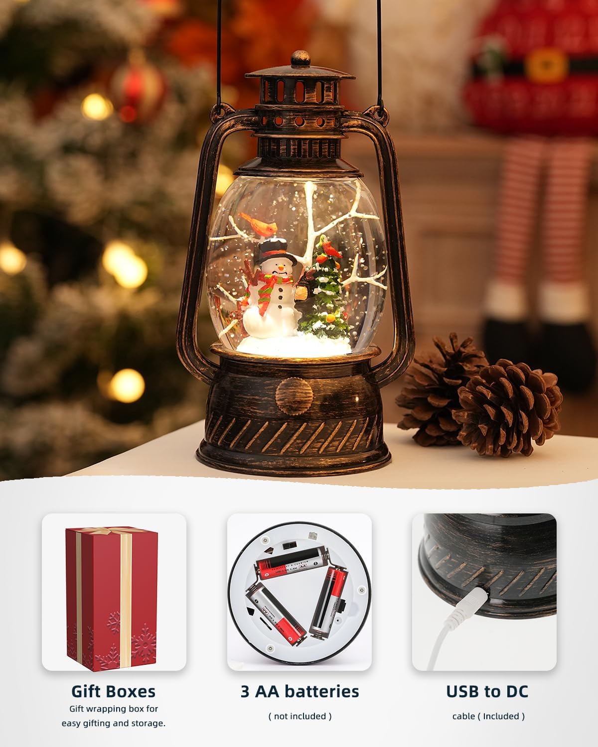 LED Pompoenlamp voor Herfstdecoratie – Warm Licht met 6-uurs Timer