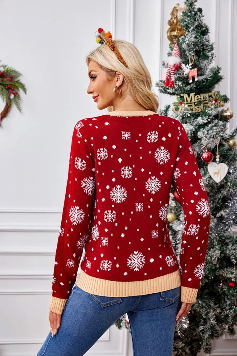 Snowmies Kersttrui – Met mijn Snowmies onderweg