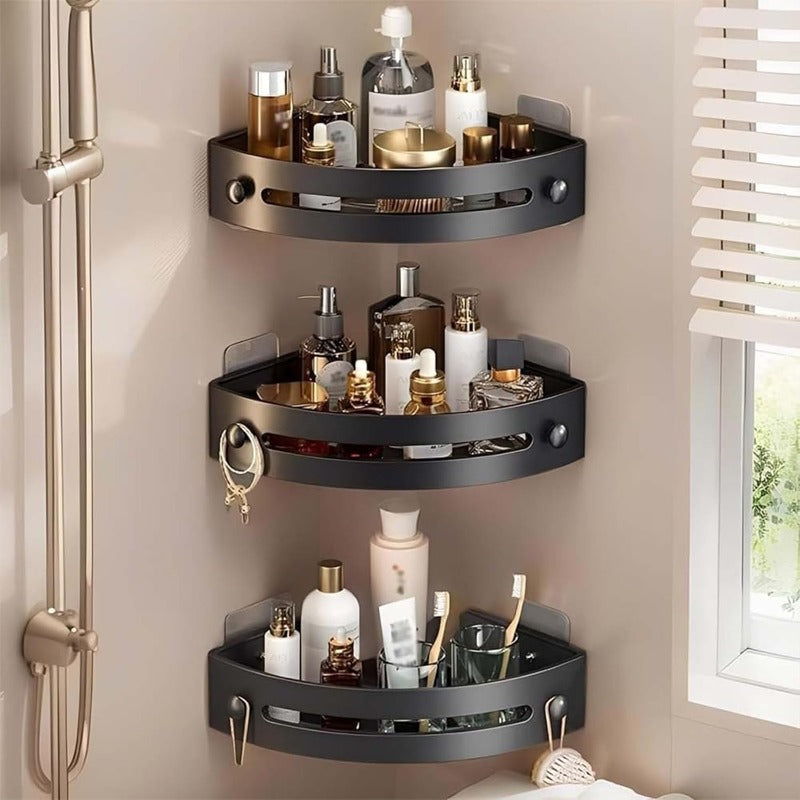 Geen-Boor Driehoekige Douche Caddy
