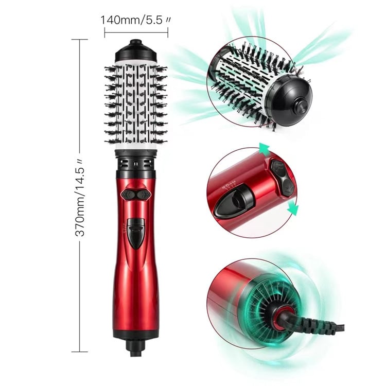 3-in-1 Rotating Hot Air Hairstyler and Hairdryer