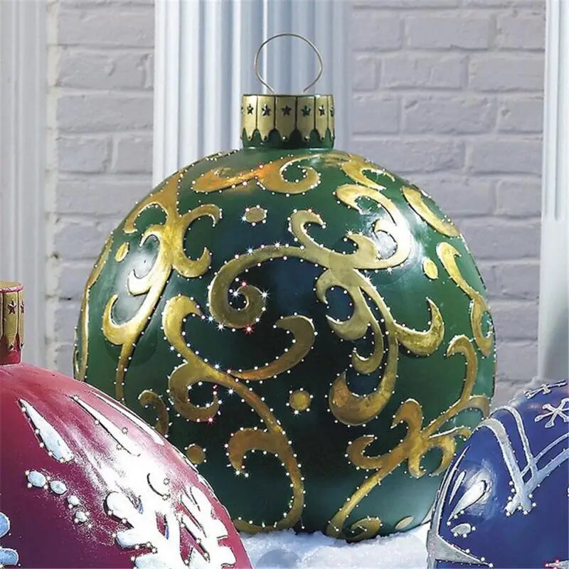 GlanzBall XL Kerstdecoratie – Weerbestendige Jumbo Kerstballen voor Binnen en Buiten