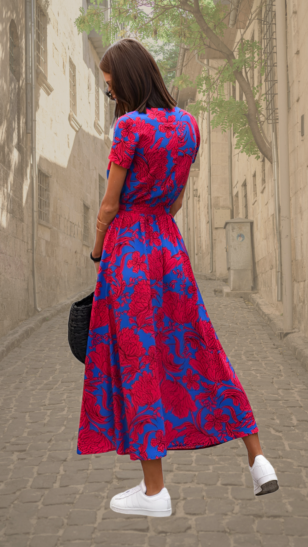 Aubrey | Statement Bloemen Wrap Maxi Jurk