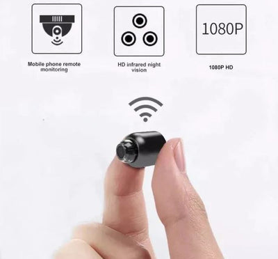AetherGuard Compact WiFi Camera 1080P Video Nachtzicht Duidelijke Audio VK