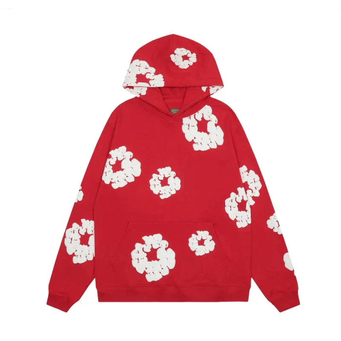 Ensemble Caleb met Hoodie en Wijde Bloemenbroek