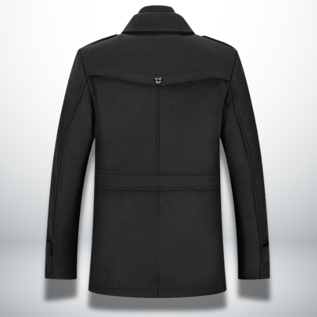 Felix | Heren Smart-Casual Mantel met Knopsluiting
