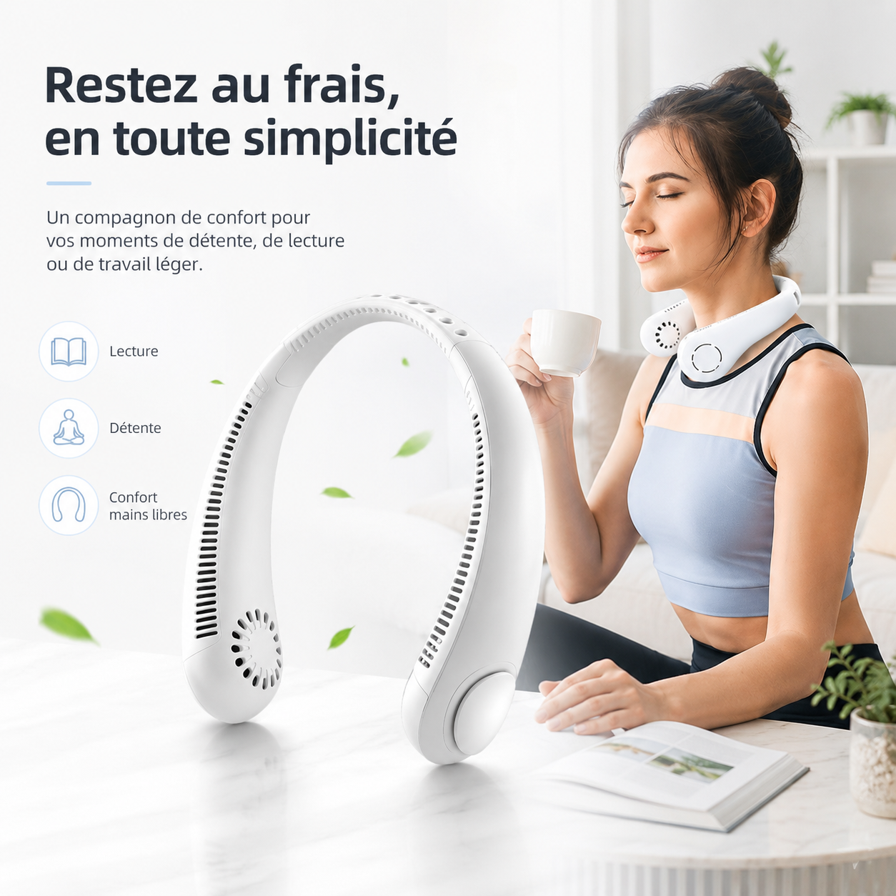 Moderne Draadloze Nekventilator