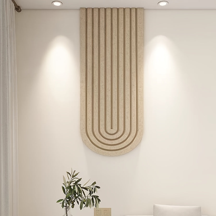 Boogvormige Vilt-Pinnwand – Extra Groot, Zelfklevend en Modern Design