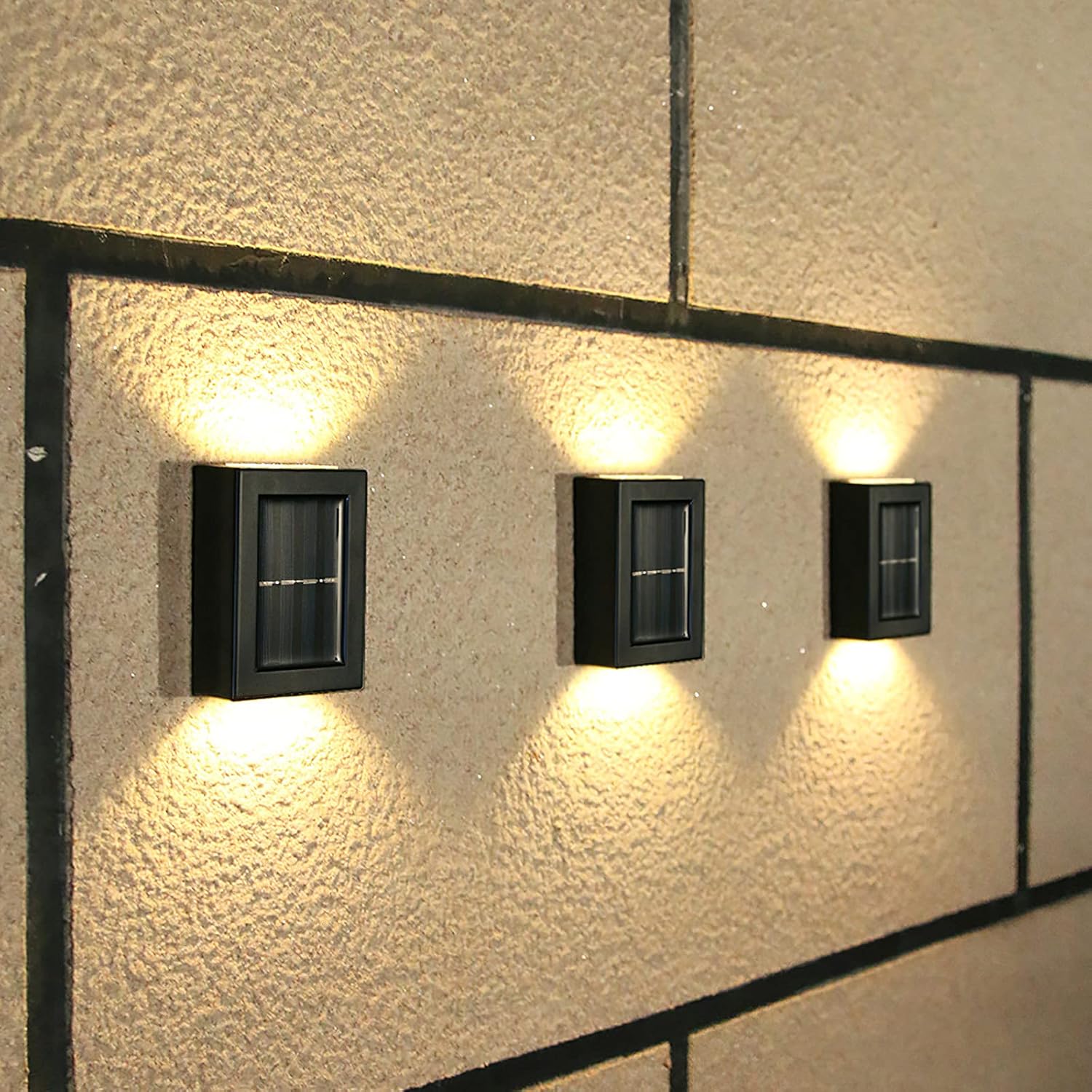 LuxeSolar Elegante LED Wandlamp | Duurzame zonne-energie met automatische werking