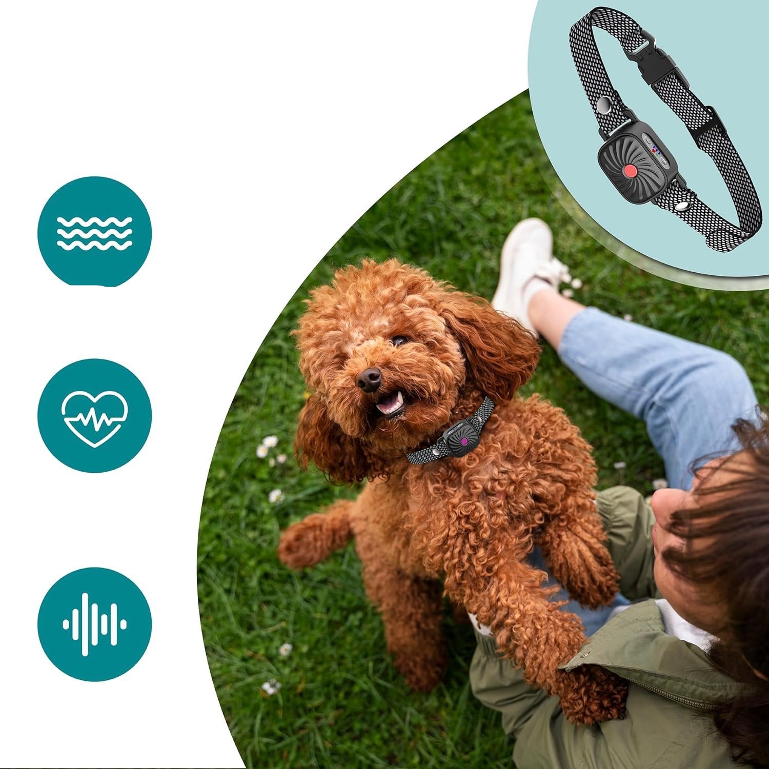 Quietpaw - Verstelbare Anti-Blafband voor Honden - Humane Blafcontroleapparaat