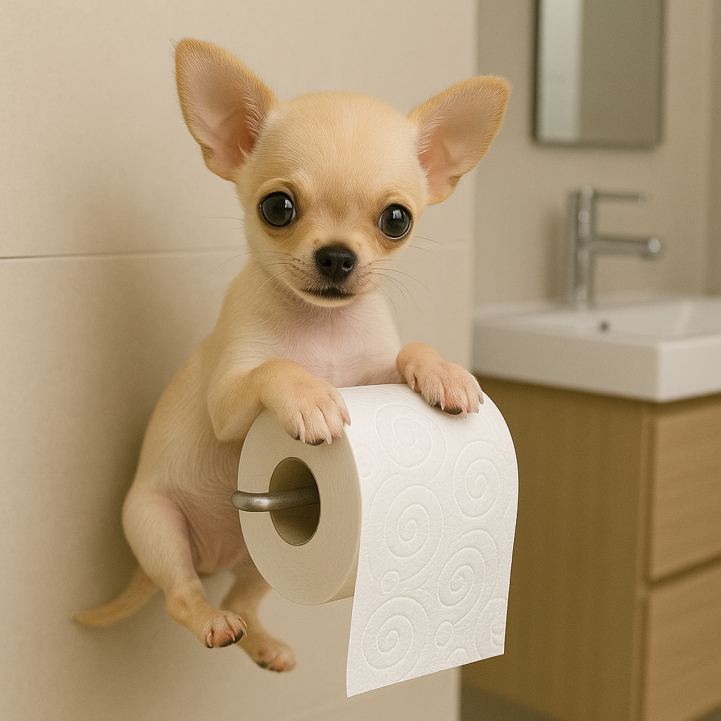 PawRoll – De dierenlijk charmante toiletrolhouder!