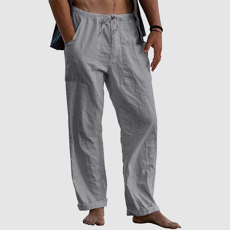 Casual linnen broek voor mannen | Werk