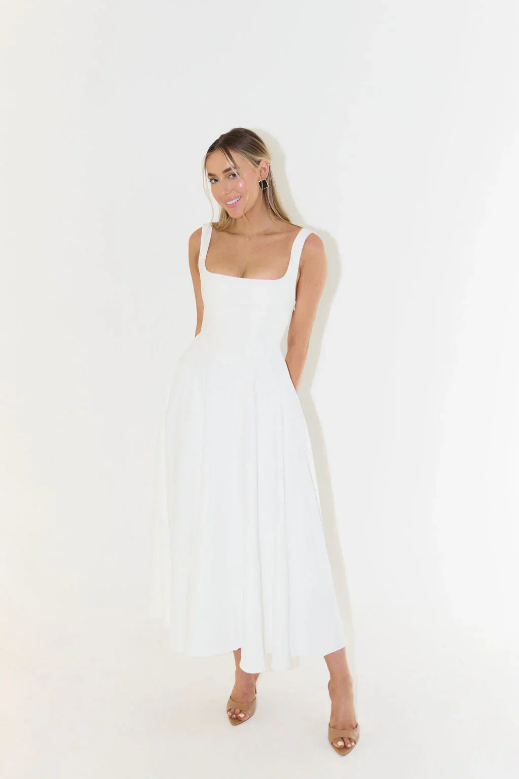 Celeste Couture Midi-jurk | Elegante cocktailjurk voor een tijdloze stijl