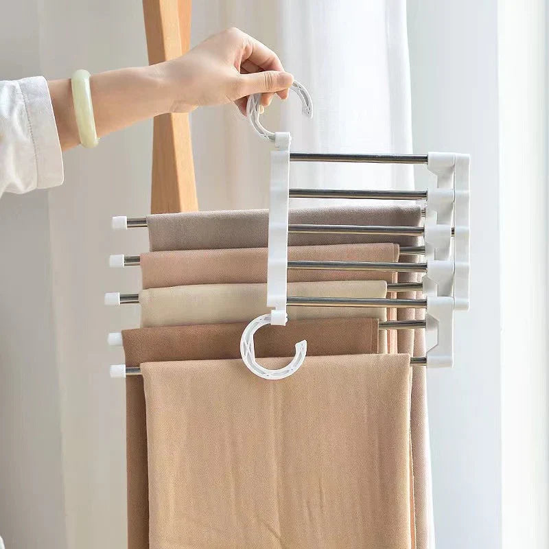 Beperkte Korting - FoldPro™ Vouwbare 5-in-1 Kledinghanger | 50% KORTING ENKEL TIJDELIJK