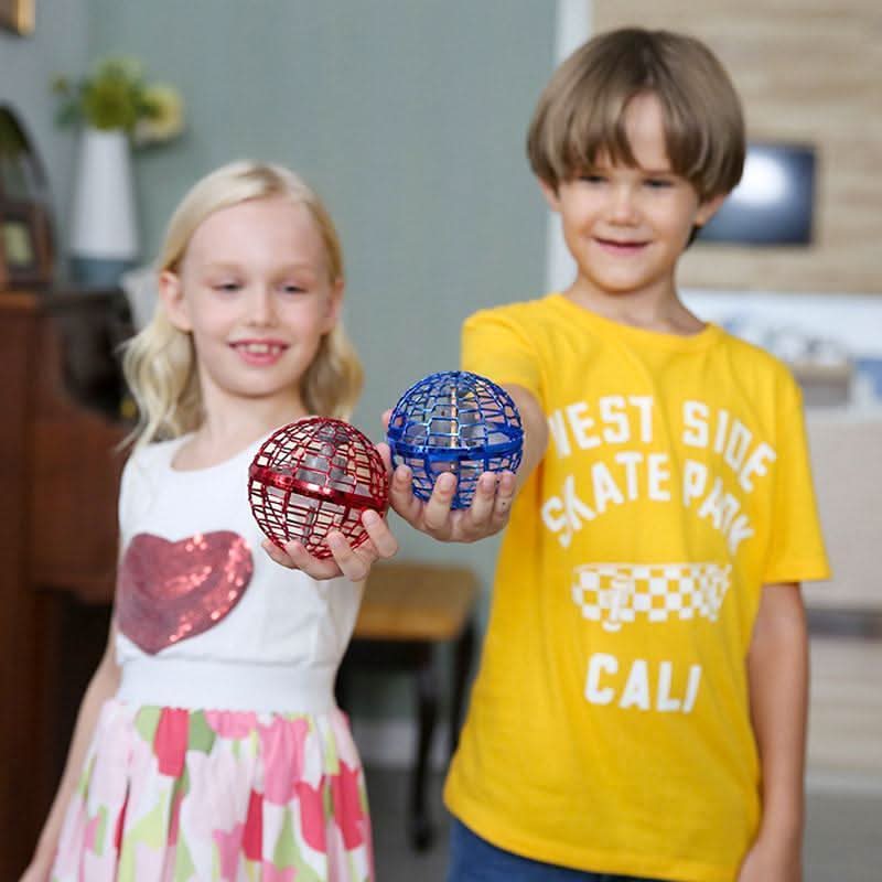 Gloeiende vliegende bal voor leuke en interactieve spellen