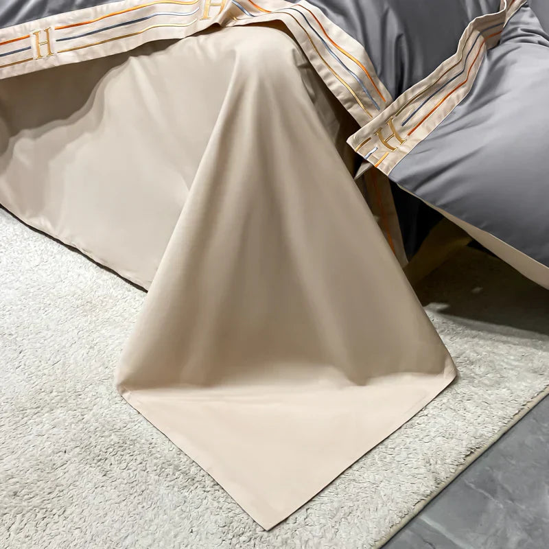 Deluxe Satijnen Katoenen Dekbedovertrek Set - Luxe voor uw Slaapkamer