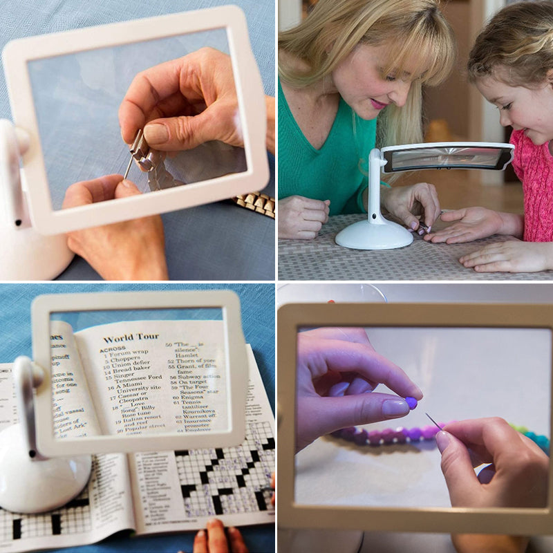 Handsfree Bureau Vergrootglas met LED