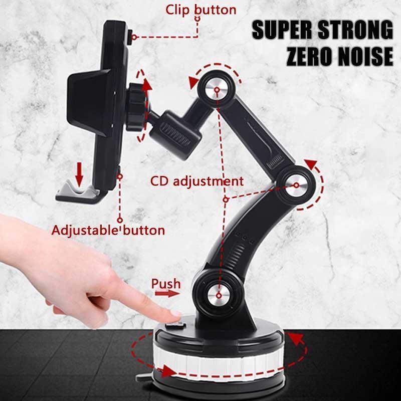 Ultra Grip-telefoonhouder voor veilige bevestiging