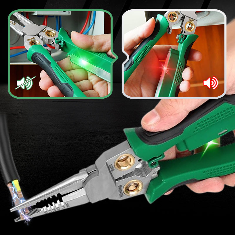 Éclat | 8-in-1 Strip- en Testschaar – elektrische test – multifunctioneel – ergonomisch
