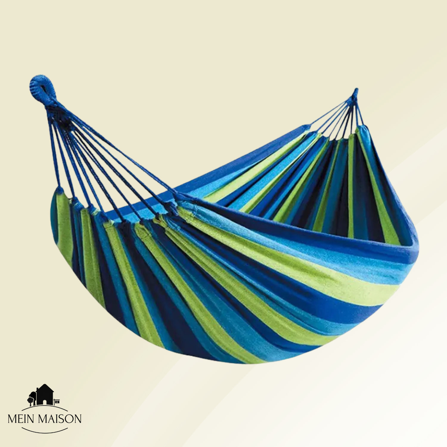 RelaxoLounge Hangmat Van Duurzaam Canvas Met Antislipontwerp, Draagvermogen 200 kg