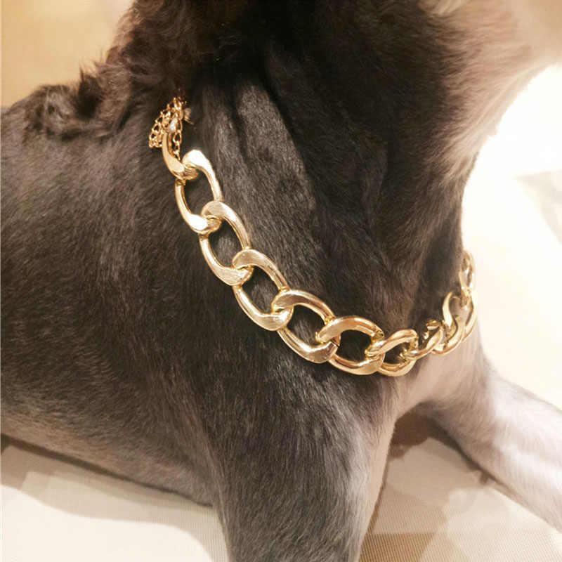 Huisdier Sieraad Dikke Gouden Ketting Halsband