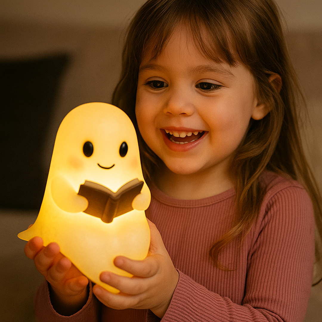 NachtGeest Lamp – Handgemaakte Decoratieve Nachtlamp met Warm Licht