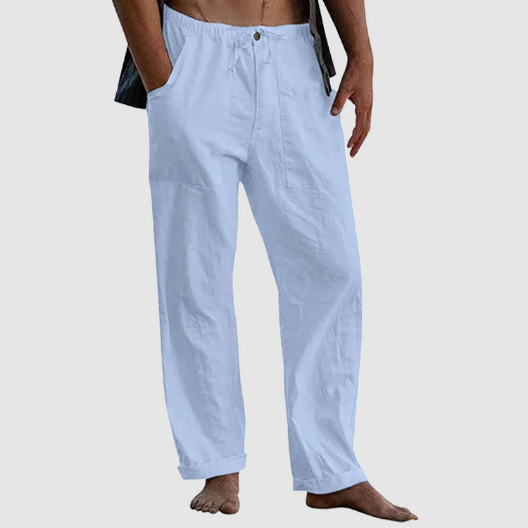 Casual linnen broek voor mannen | Werk