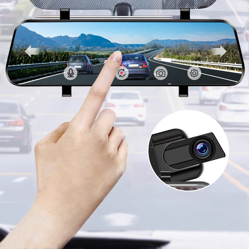 LuxAuto Elite 10" HD Touchscreen Recorder | Multifunctionele auto recorder met geavanceerde functies