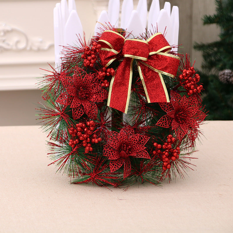 Kerstkrans van Jute – Rustieke Kerstdecoratie voor Deur en Muur