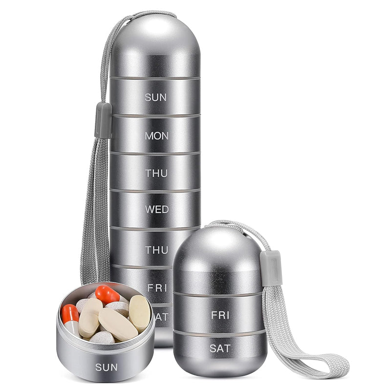7-Daagse Draagbare Pillendoos voor Reizen
