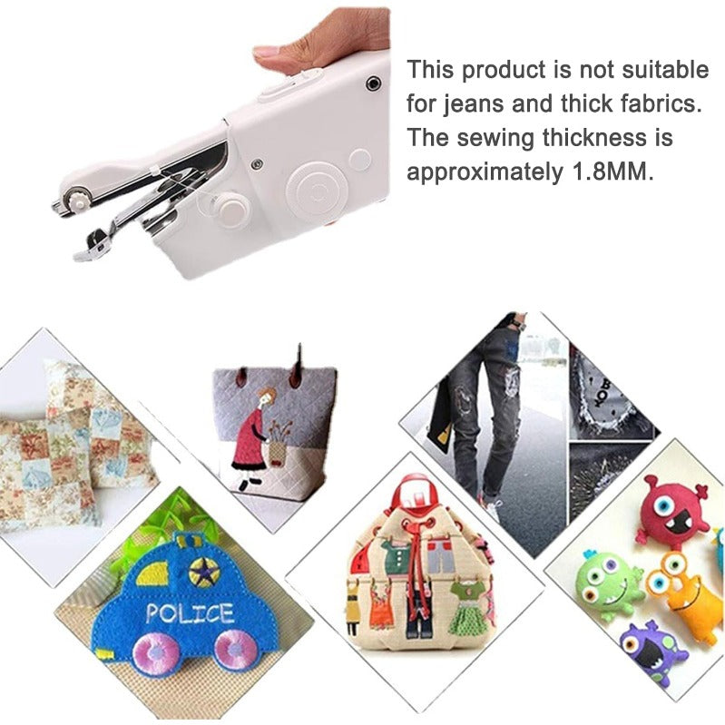 Mini Handheld Naaimachine Kit – Draadloos, Draagbaar & Klaar om te Naaien