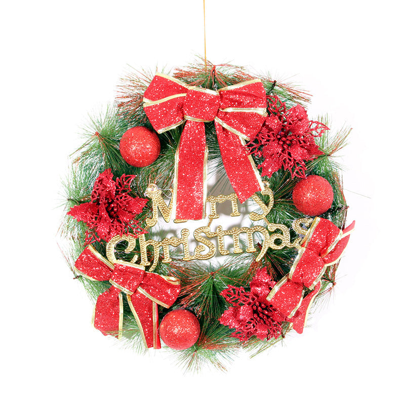 Kerstkrans van Jute – Rustieke Kerstdecoratie voor Deur en Muur