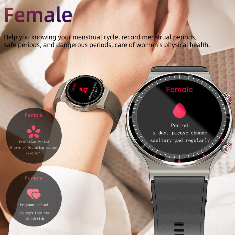 Medische EKG-Smartwatch | CFDA-gecertificeerd | 512Hz Hoogprecisie Biosensor | SpO2- & Hartslagmonitoring | AI-gebaseerde Ademhalingsanalyse | IP67 Waterdicht