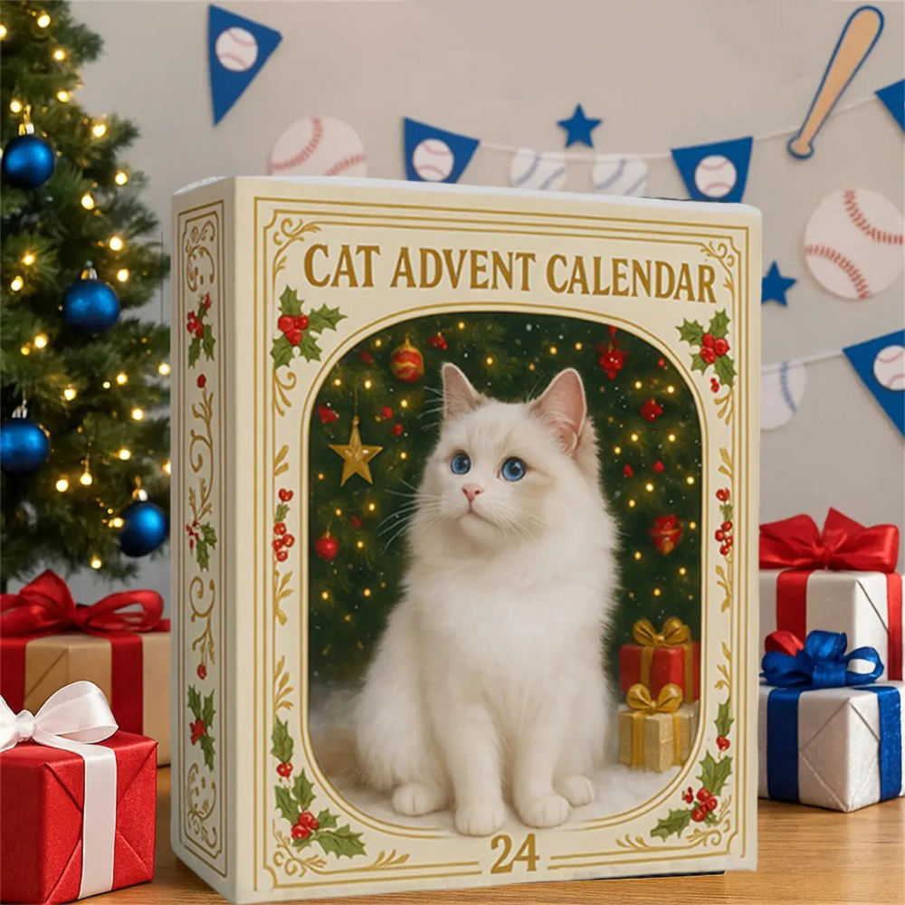 MeowMas | Kat Kerst Countdown Breng Vreugde en Kerstsfeer in Uw Huis