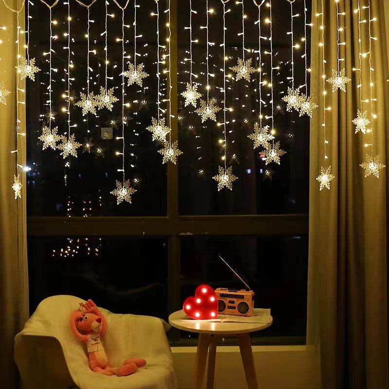 LED Kerst Gordijnverlichting – Decoratieve en Herbruikbare Feestverlichting