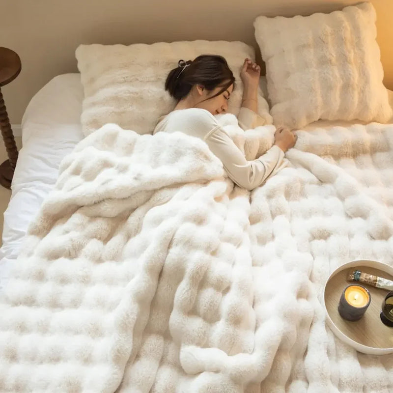 Flauschdecke SnuggleSoft | Omkeerbaar | Jaarlijkse Warmte | Fleece