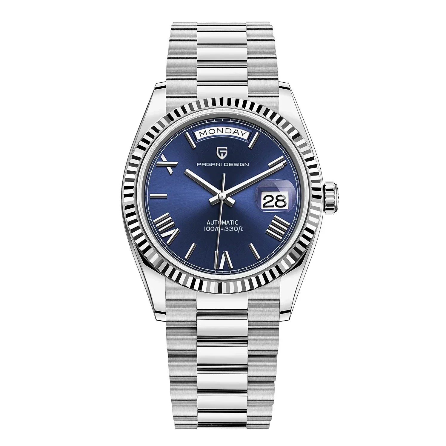 Luxueuze Heren Automatisch Horloge – RVS, zelfopwindend, kalenderfunctie – Stijl voor elke gelegenheid