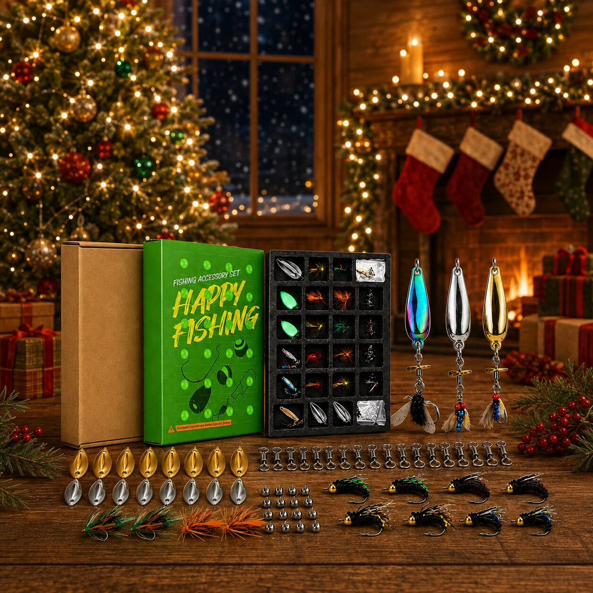 Visser Adventskalender 2026 – 24 Dagen Vol Aas & Visaccessoires