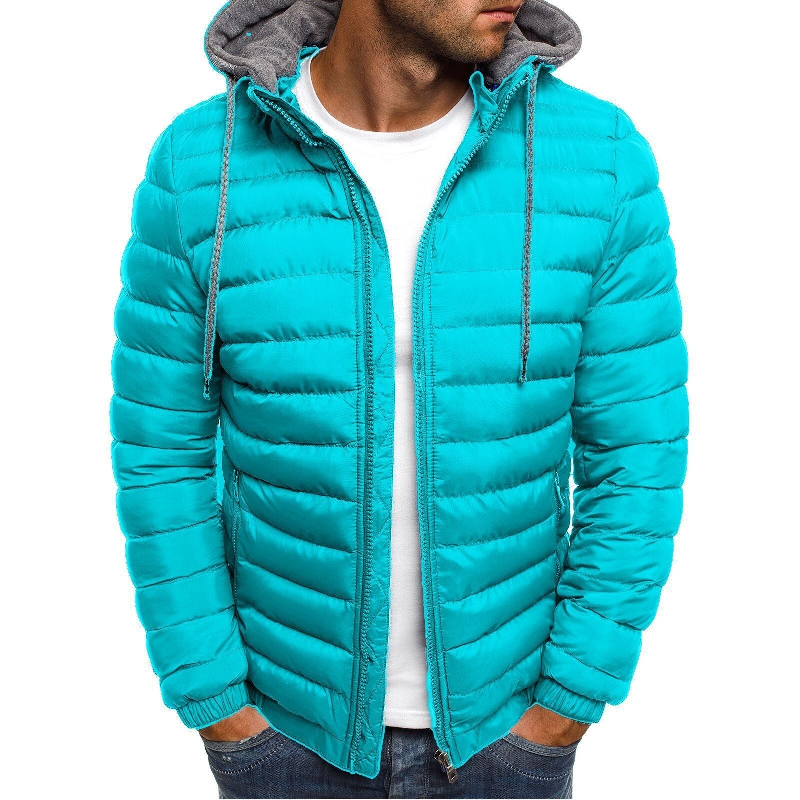 Winterjas Heren | Gewatteerd Design | Winddicht Tussenjas heren