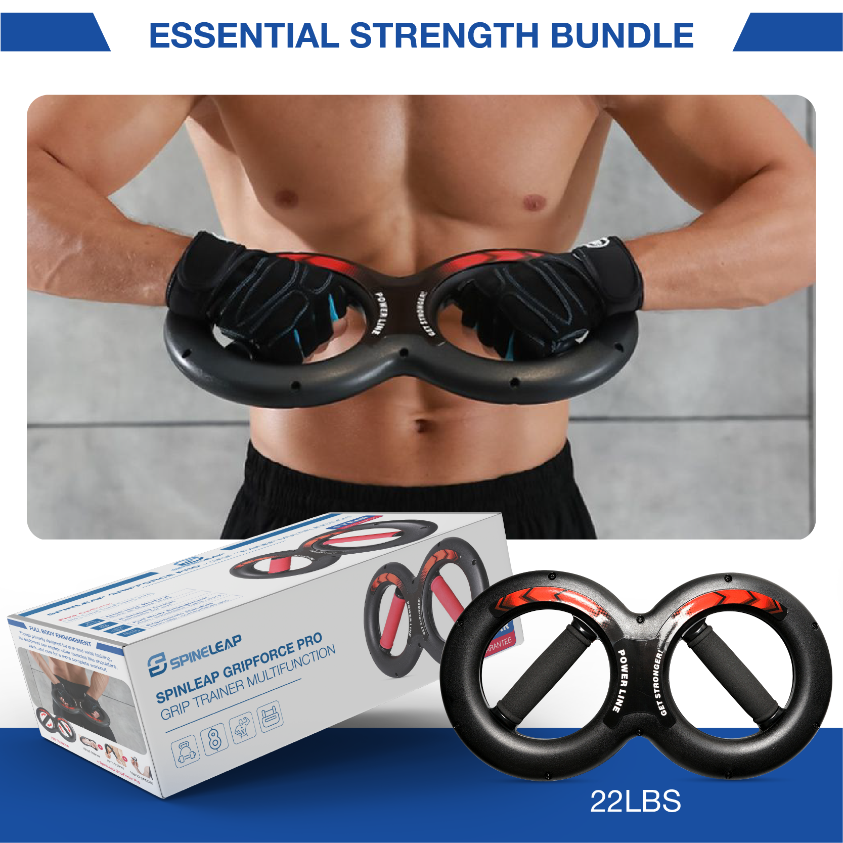 PowerGrip Polstrainer | Kracht opbouwen, prestaties verbeteren