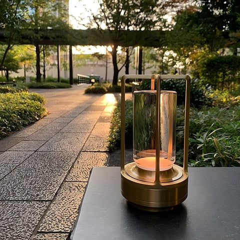 Auralight Draadloze Tafellamp Kristalglas Touch Control