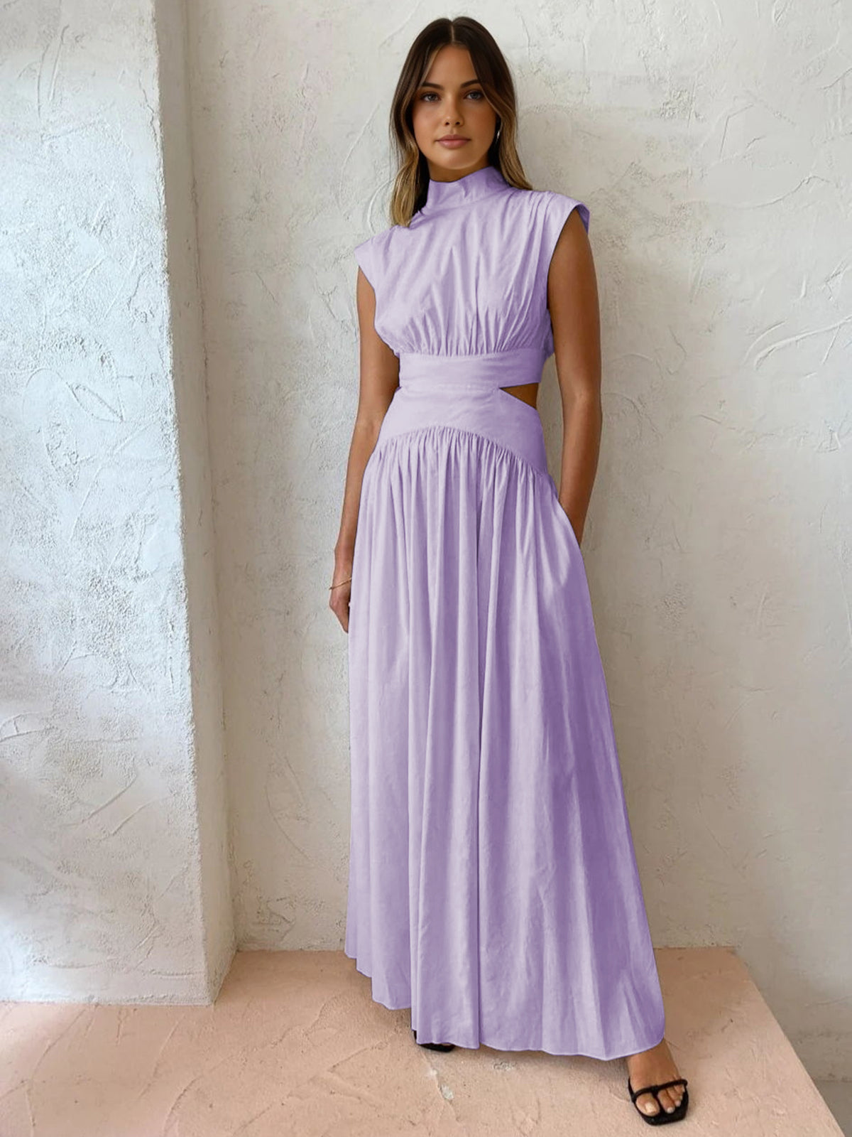 ChicAura Maxikleed | Elegante, mouwloze jurk voor feestelijke gelegenheden