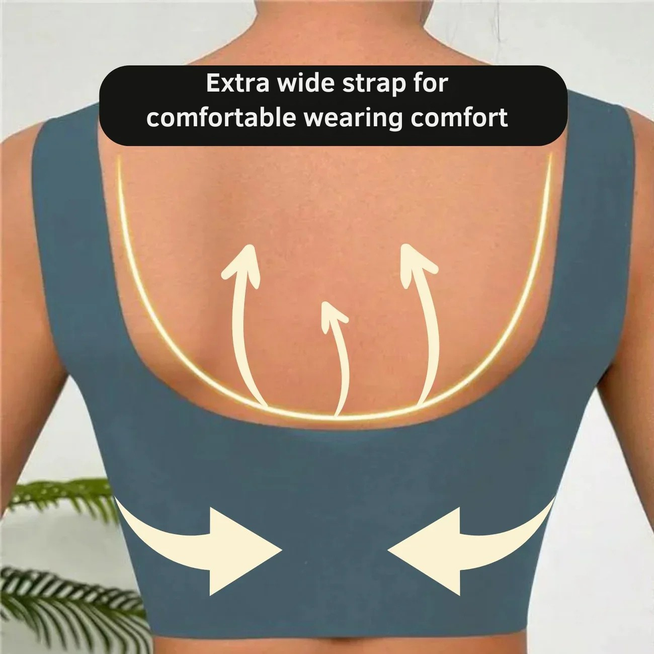 BH zonder beugels | Naadloos comfort BH | Zachte push-up ondersteuning | Komfina