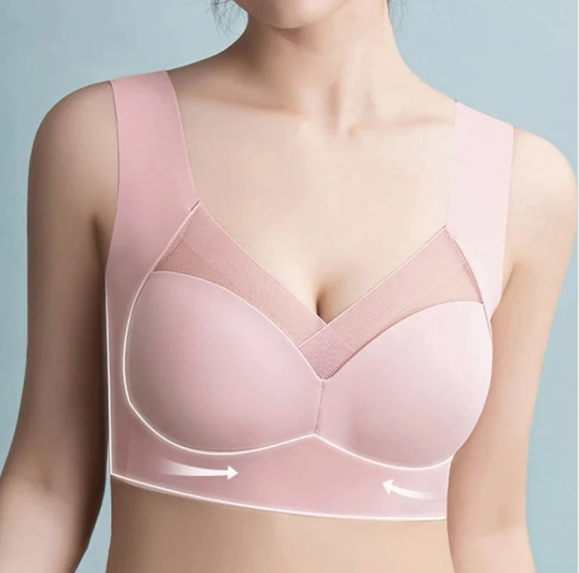 BH zonder beugels | Naadloos comfort BH | Zachte push-up ondersteuning | Komfina
