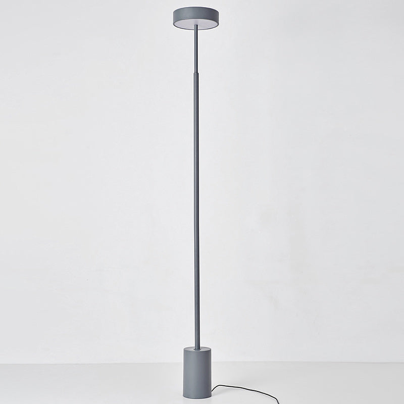 Contemporary Scandinavische Ronde IJzeren LED Staande Vloerlamp Voor Slaapkamer