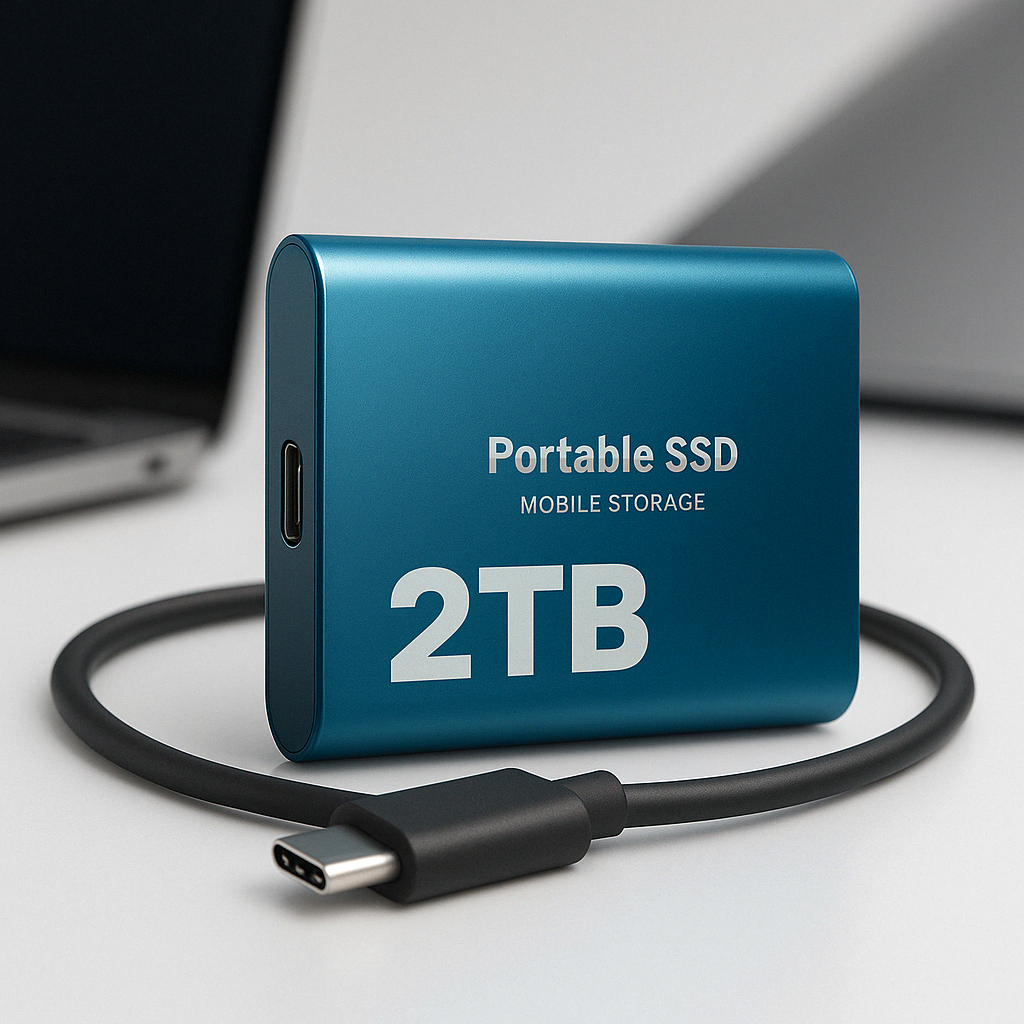 Draagbare SSD Opslag Extern Hoge Snelheid USB-C 1050MB/s