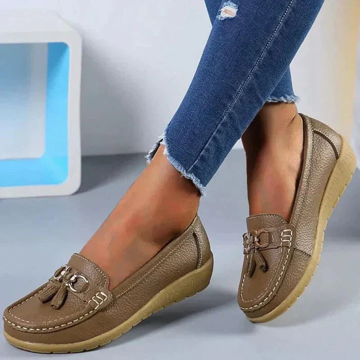 Gesloten Mocassins Met Gevoerde Binnenzool Voor Vrouwen | Ideaal Voor Dagelijks Gebruik En Werk