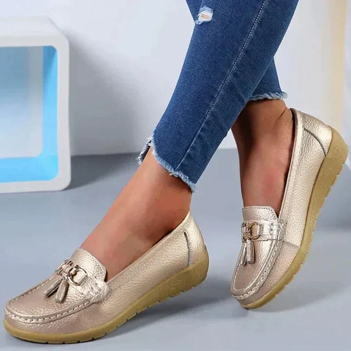 Gesloten Mocassins Met Gevoerde Binnenzool Voor Vrouwen | Ideaal Voor Dagelijks Gebruik En Werk