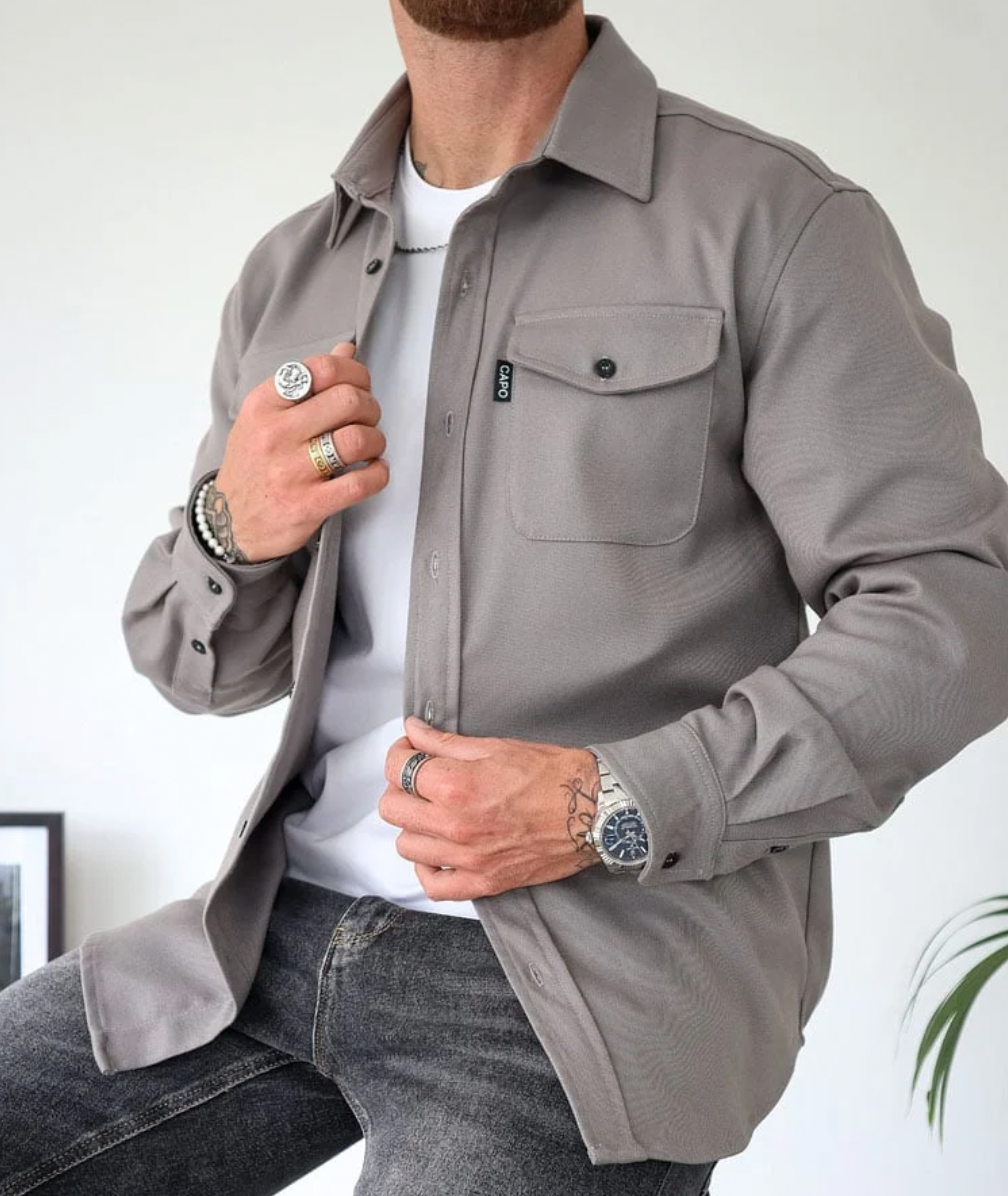 Lambert™ Casual Heren Hemdjack